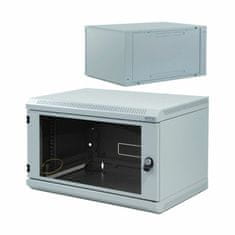 Triton zidni ormar 6U 370 600x400 sivi sastavljen