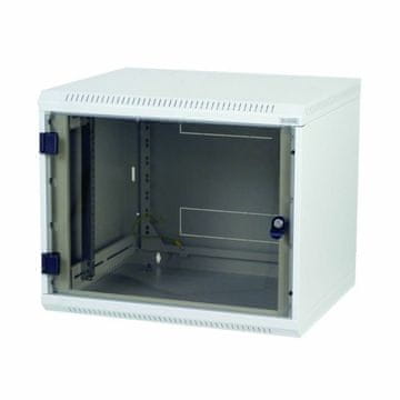 Triton zidni ormar 9U 500 600x400 sivi sastavljen