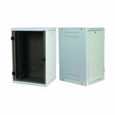 Triton zidni ormar 18U 900 600x400 sivi sastavljen