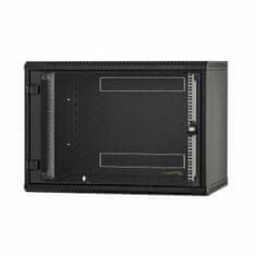 Triton zidni ormar 6U 370 600x400 crni sastavljen