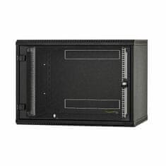 Triton zidni ormar 6U 370 600x400 crni sastavljen