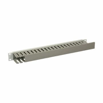 Triton 1U organizator za rack s poklopcem - jednostrani sivi