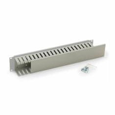 Triton 2U organizator za rack s poklopcem, jednostrani, sivi