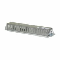 Triton 2U organizator za rack s poklopcem, jednostrani, sivi