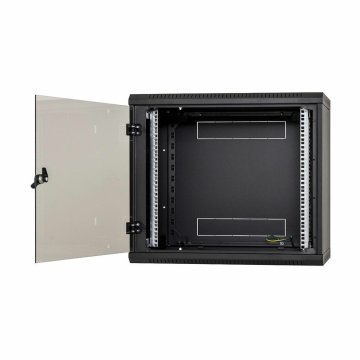 Triton zidni ormar 12U 635 600x600 crni sastavljen