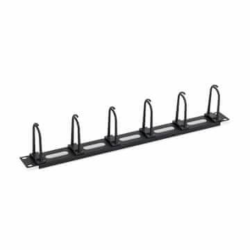 Triton organizator 1U stalak 30x65mm s rupama crni
