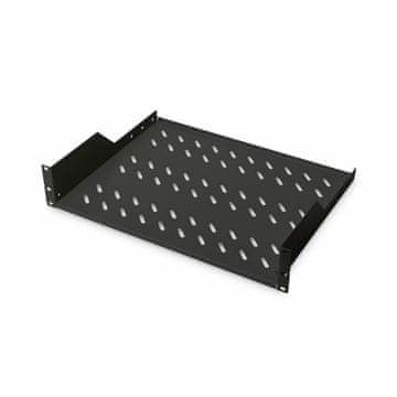 Digitus polica za stalak 2U 370 mm - 20 kg crna DN-19 TRAY-2-SW