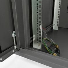 Digitus zidni ormar 9U 505 600x600 crni sastavljen DN-19 09U-6/6-EC-SW