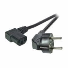 EFB Kabel za napajanje 220V EURO 5m kutni crni
