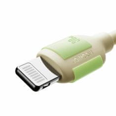 Joyroom Kabel TypeC/Lightning 2m 30W bež silikonski luminiscentni S-A53