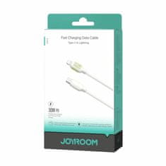 Joyroom Kabel TypeC/Lightning 2m 30W bež silikonski luminiscentni S-A53