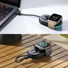 Joyroom Bežični punjač za Apple Watch prijenosni PowerBank crni JR-W09