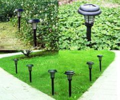 HOME & MARKER® Solarno svjetlo protiv komaraca s UV lampom za vrt i terasu (2 kom) | SOLARBUZZ