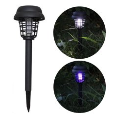HOME & MARKER® Solarno svjetlo protiv komaraca s UV lampom za vrt i terasu (2 kom) | SOLARBUZZ