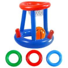 JOJOY® Napihljivi košarkaški koš za bazen, plutajući, za djecu | DUNKSPLASH