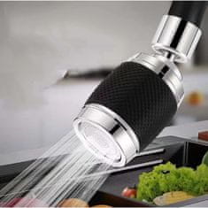 HOME & MARKER® Rotirajući adapter za slavinu 360° s dvostrukim mlazom i filtrom za vodu | FAUCETI