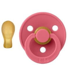 BIBS Gumena simetrična duda SYMMETRICAL S CORAL 0+, Bibs