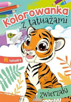 Bojanka s tetovažama životinja