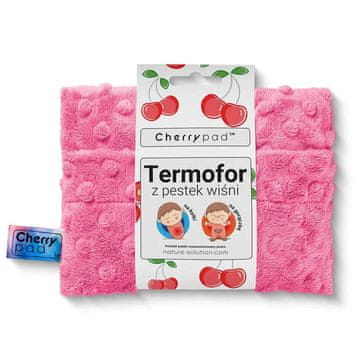 Cherrypad Minky termofor roza s košticama trešnje,