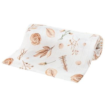 BOCIOLAND Bambusova pelena 75x75 Boho cvijeće,