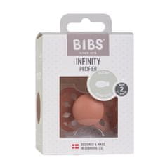 BIBS Simetrična silikonska duda INFINITY M breskva 109+, Bibs