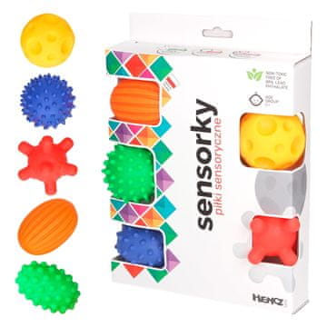 Hencz Toys Senzorne loptice Sensorky 5 kom. Hencz Toys