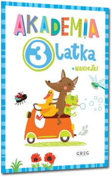 Knjižica Akademija za 3-godišnjake s naljepnicama, Greg