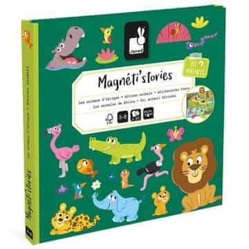 Janod Magnetistories magnetna slagalica Afričke životinje, Janod
