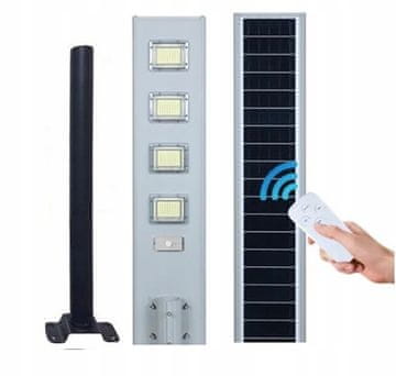 Led ulična svjetiljka solarna 2000W vrtna, aluminij, premium kvaliteta, fenjer