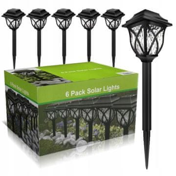LED lampe, podna lampa, vrtna rasvjeta, set od 6, 43 cm