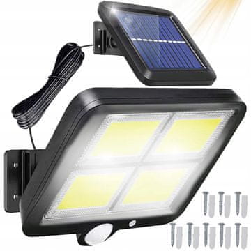 Stropna svjetiljka plafon ukrasna solarna 128 led