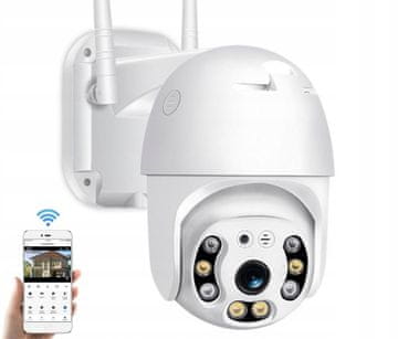 Vanjska kamera, WiFi, IP, 4x zum, SD, 2Mpx, kupola, IP