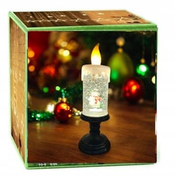 Božićni ukras LED osvijetljena svijeća XXL 31CM Božićna svijeća