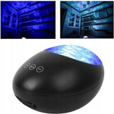 Projektor zvijezda Star, projektor, noćna lampa, zvučnik LED USB Bluetooth s daljinskim upravljačem