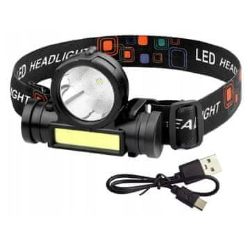 naglavna lampa, LED naglavna lampa, USB naglavna lampa, svjetiljka za ribolov, turistička svjetiljka