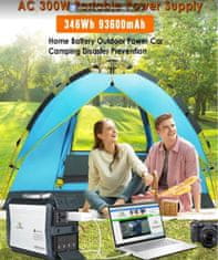 Secutek Outdoor akumulator (300 W / 346 Wh / 93,6 Ah)