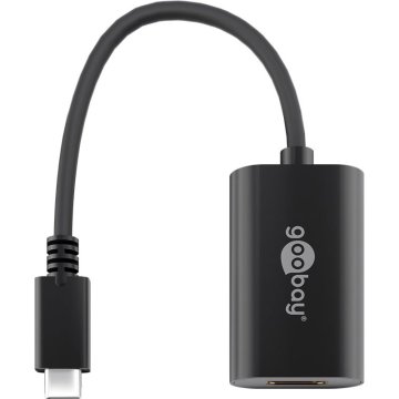 Goobay USB-C (M) na HDMI (Ž) 4K 60 Hz 0,2 m crni adapter