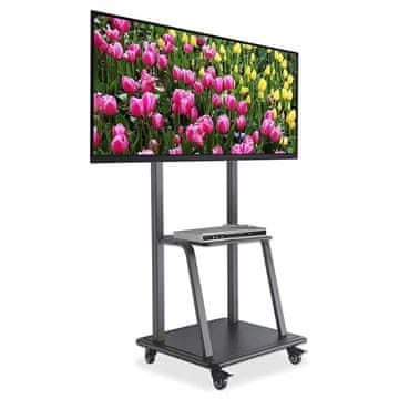 Manhattan 13" do 32" monitor do 150 kg, nagib 10–5°, rotacija 90°, robusna, višenamjenska kolica