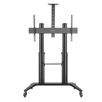 Manhattan 70" do 120" monitor do 140 kg, nagib 10–5°, rotacija 90°, višenamjenski stalak na kolicima