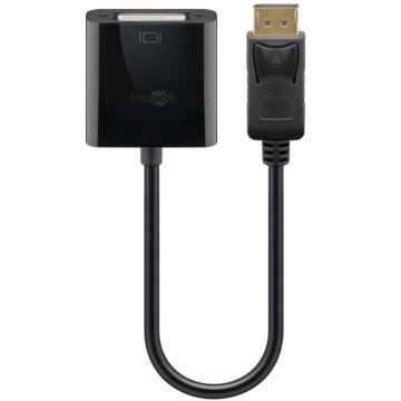 Goobay DisplayPort (M) na DVI-I (Ž) 24+5 pin pozlaćeni 0,15 m adapterski kabel