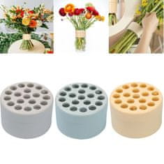 HOME & MARKER® Spiralni držač za cvjetne aranžmane i bukete, set od 3 elegantna komada | VASEKA