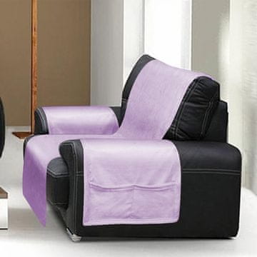 Jednobojna navlaka za fotelju MUSTELLA, dimenzija 65x170