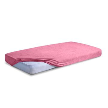 KLASIČNA FROTIRNA PLAHTA S OKOVIMA 180x190, 180x200x20, roza_10,