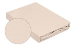 PREMIUM plahta od žerseja 190x210, 200x220x30, bež_15,