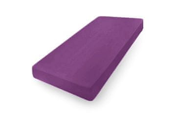PREMIUM plahta od žerseja 130x190, 140x200x20, ljubičasta_23,