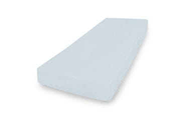 PREMIUM plahta od žerseja 90x200, 100x200x20, svijetloplava_24,
