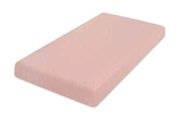 MUSLIN plahta s elastičnim uloškom 160x200x25, prašnjavo ružičasta_12,