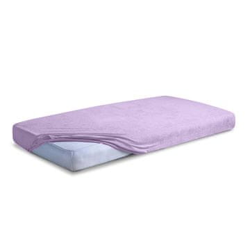 KLASIČNA FROTIRNA PLAHTA S OKOVIMA 180x190, 180x200x20, ljubičasta_19,