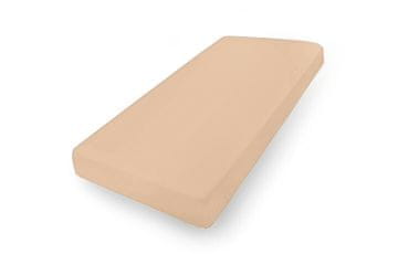 PREMIUM plahta od žerseja 90x190, 90x200x30, tamnobež_16,