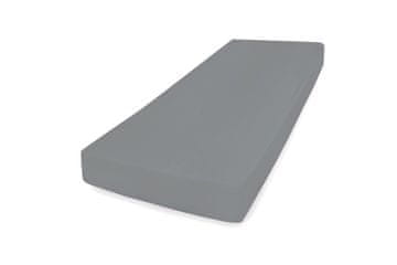 PREMIUM jersey plahta s elastikom 190x210, 200x220x20, grafit_45,